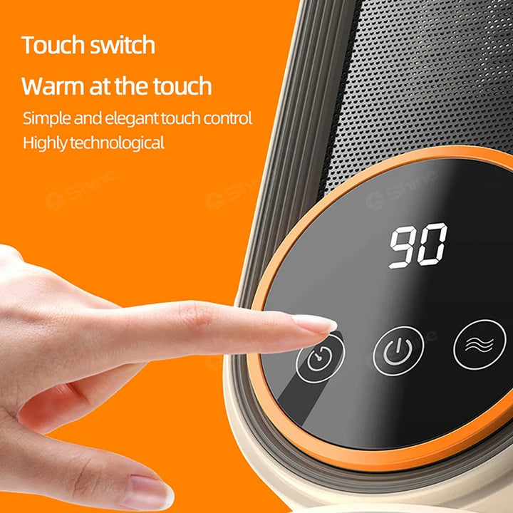 Colverro™ Mini Ceramic Space Heater with Remote, 500W/1200W