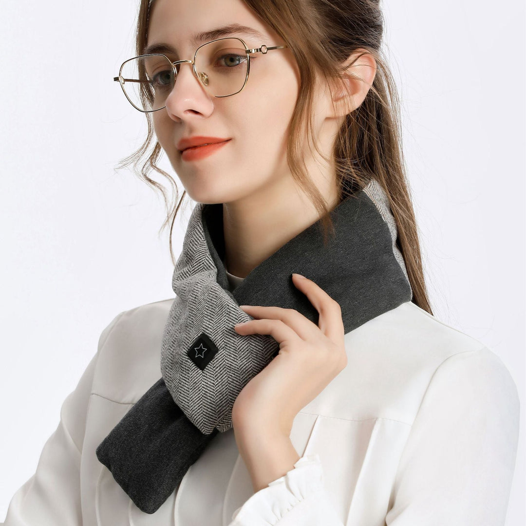 Colverro™ Heated Neck Scarf with 3 Heat Settings, Soft Cotton