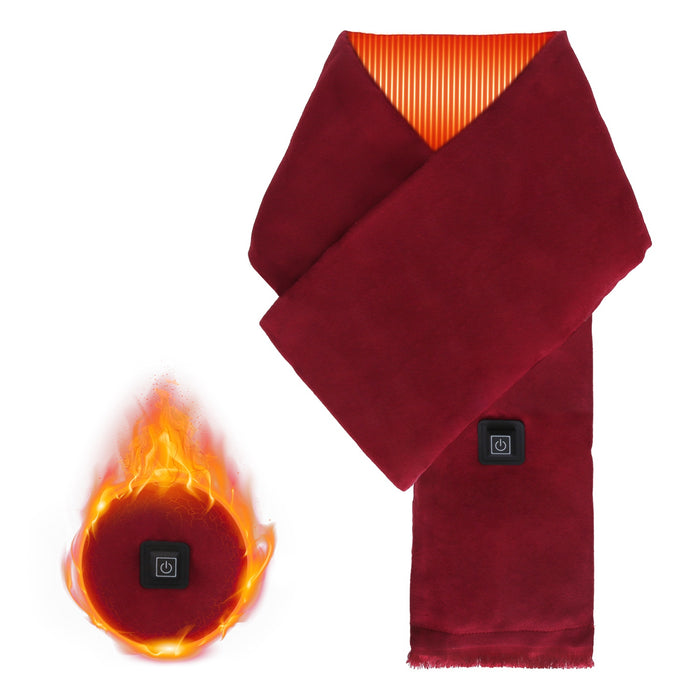 Colverro USB Heated Wrap Scarf with Power Bank Pocket