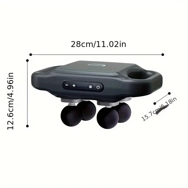 Colverro™ Deep Tissue Massage Gun with 4 Heads, 20 Speeds and LED Screen