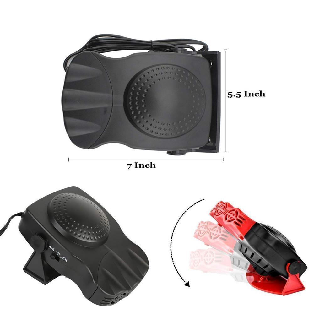 Colverro™ 12V Car Heater and Defroster for Fogged Windows
