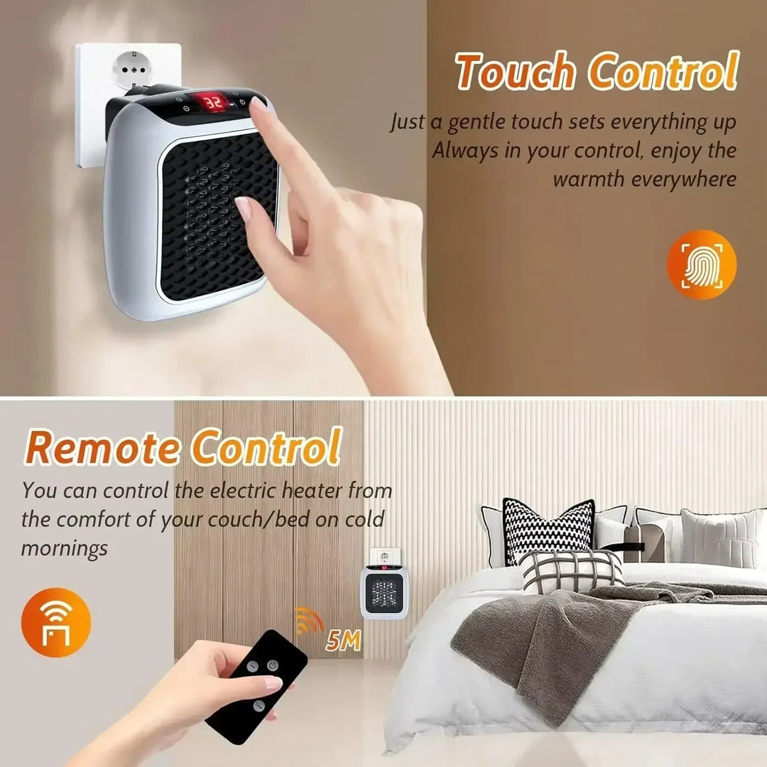Colverro™ 800W Ceramic Wall Heater with LED Display and Remote