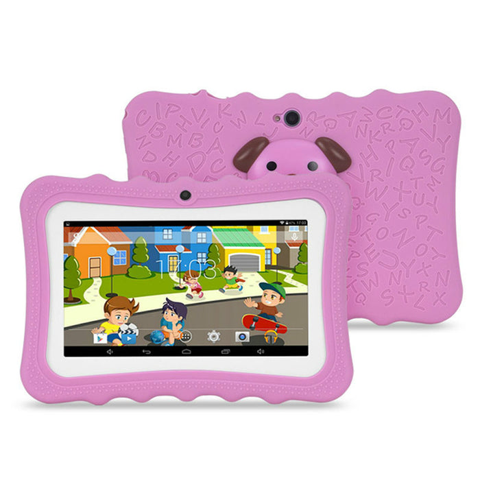 Colverro 7-Inch Kids Tablet with Protective Silicone Case and Stand