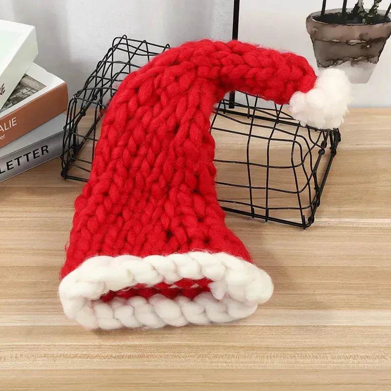 Colverro™ Festive Plush Christmas Hat with Pompom for the Whole Family