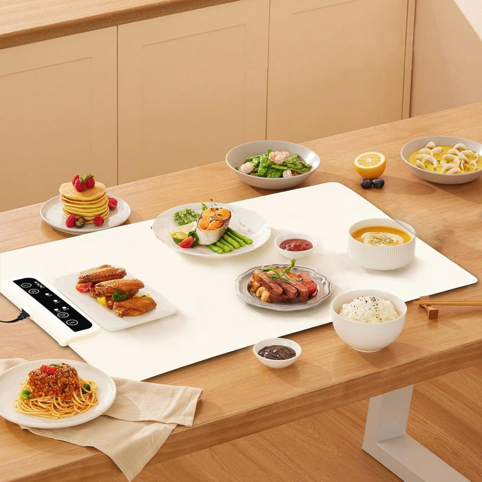 Colverro Roll-Up Food Warming Mat with 3 Heat Levels and Timer