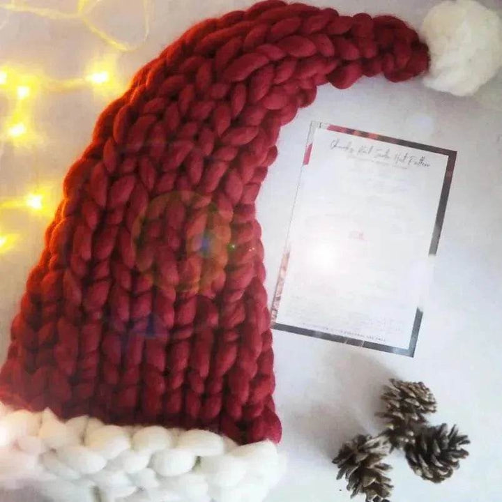 Colverro™ Festive Plush Christmas Hat with Pompom for the Whole Family