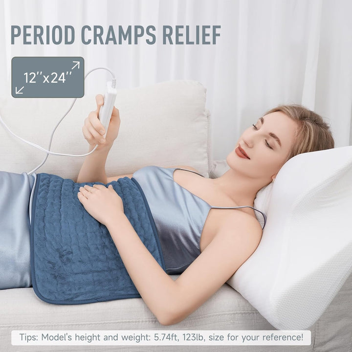 Colverro™ Electric Heating Pad in Soft Flannel with 6 Heat Settings