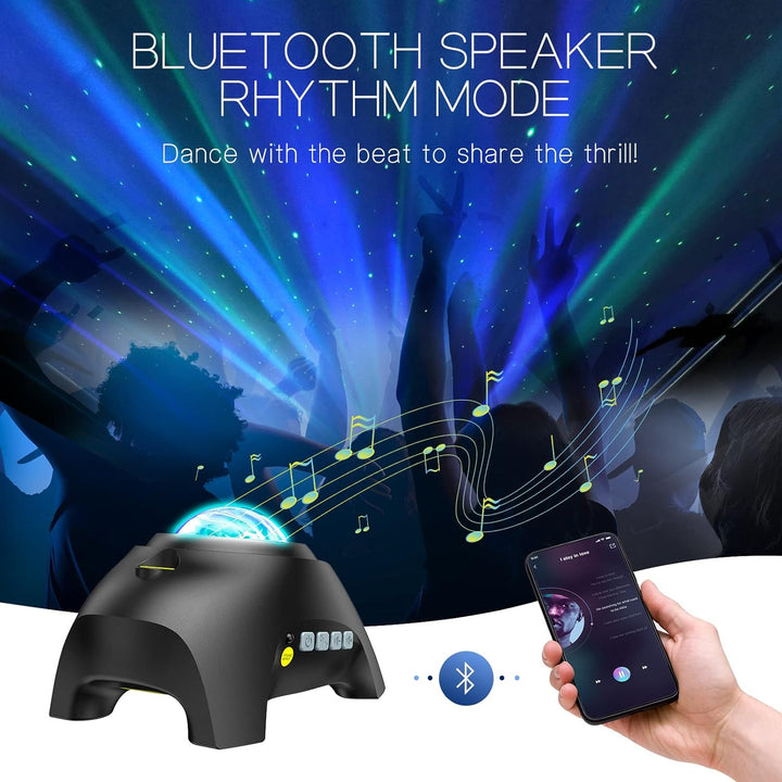 Colverro™ Aurora Northern Lights Projector with Bluetooth Speaker