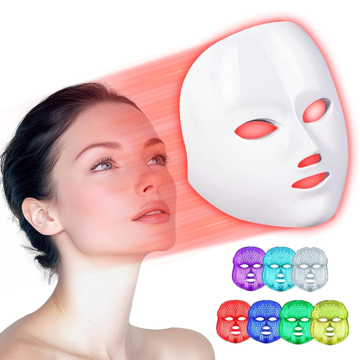 Colverro™ LED Face Mask with 7 Light Colors and Remote Control
