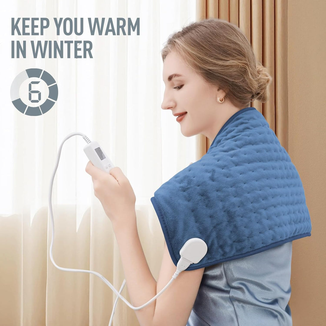 Colverro™ Electric Heating Pad in Soft Flannel with 6 Heat Settings