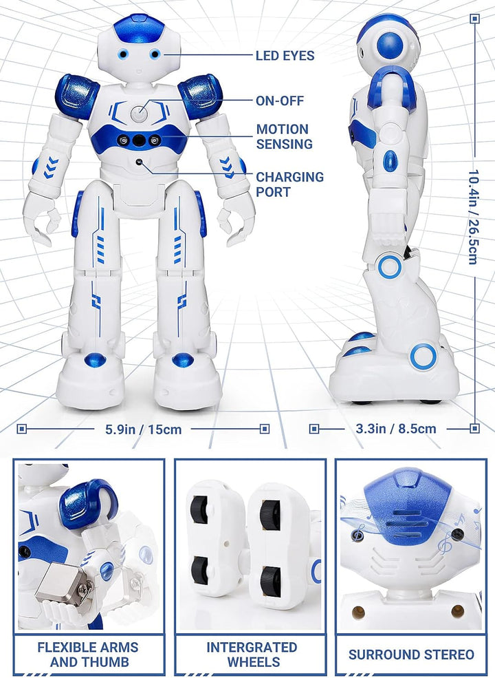 Colverro™ Programmable Remote Control Robot with Gesture Control