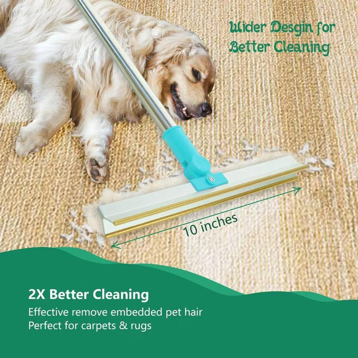 Colverro™ 3-Piece Pet Hair Remover Set with Extendable Carpet Rake