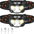 Colverro™ Rechargeable LED Headlamp 2-Pack with Motion Sensor