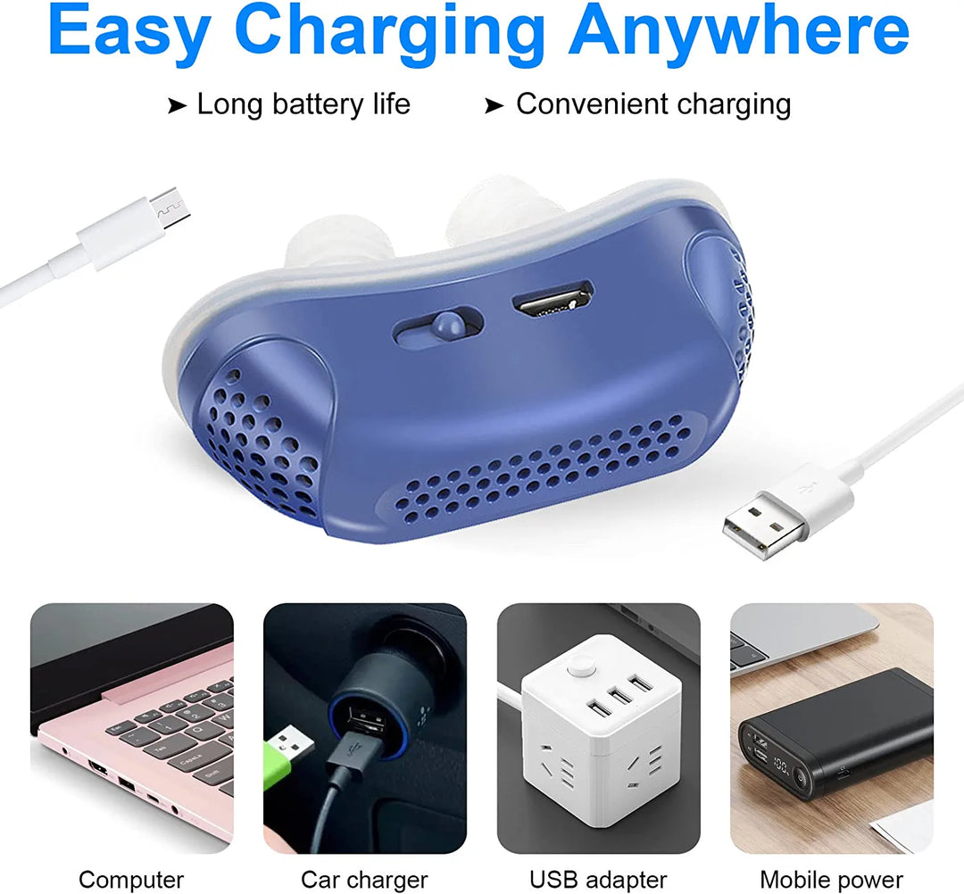Colverro™ Mini Anti-Snoring Device with Gentle Micro Airflow