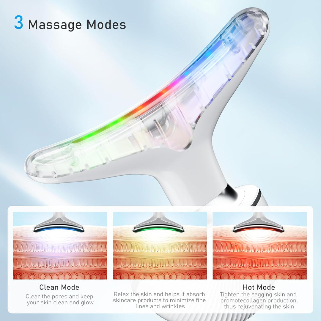 Colverro™ Heated Face and Neck Massager with 7 Light Modes