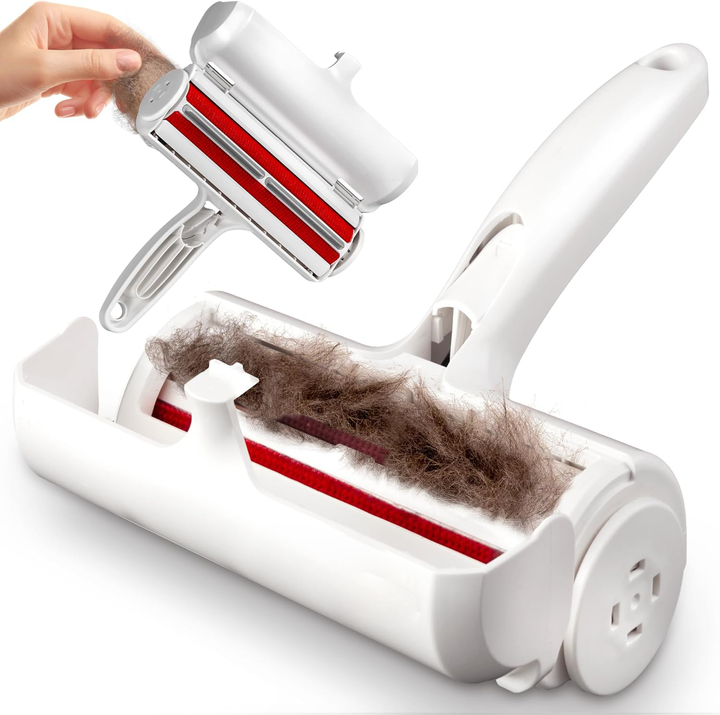 Colverro™ Reusable Pet Hair Roller with Built-In Collection Chamber