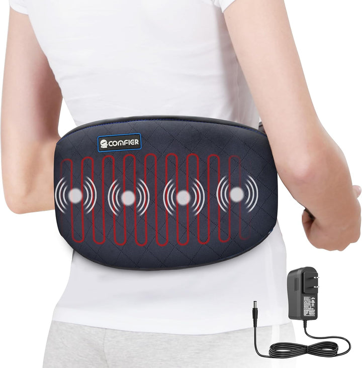 Colverro™ Wrap-Around Heating Pad for Back with 4 Massage Motors