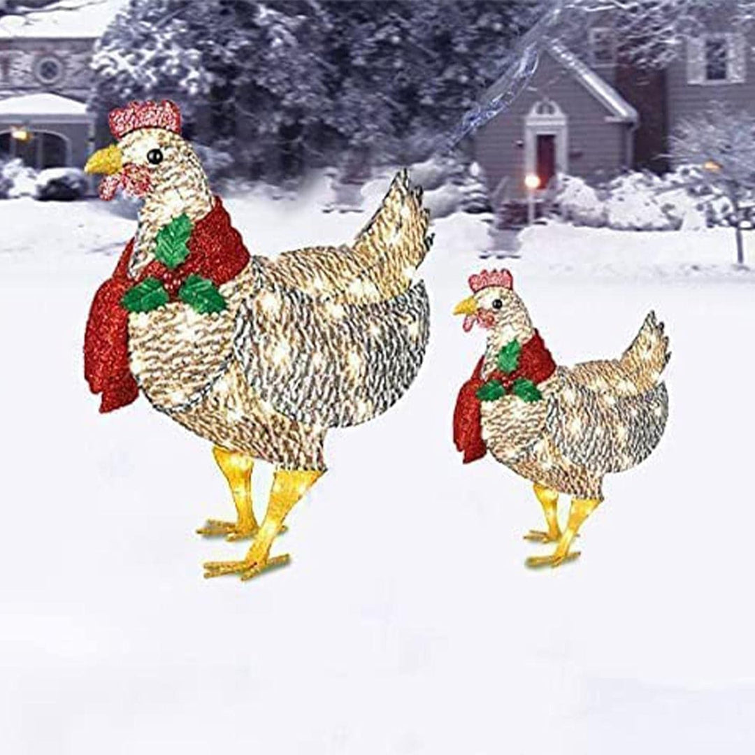 Colverro™ LED Chicken with Scarf Christmas Light for Indoors and Outdoors