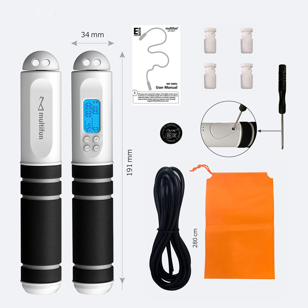 Colverro™ Speed Jump Rope with LED Calorie Counter Display