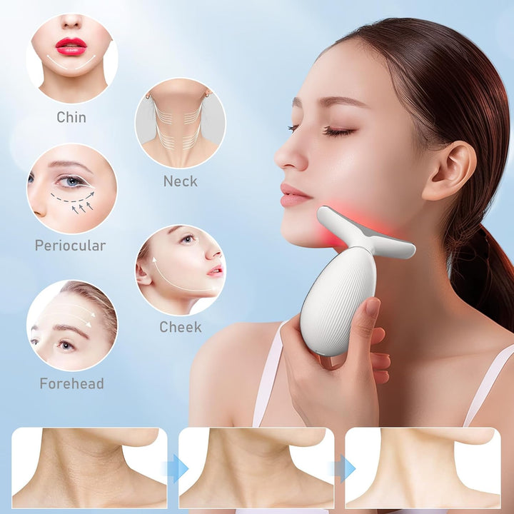 Colverro™ Heated Face and Neck Massager with 7 Light Modes