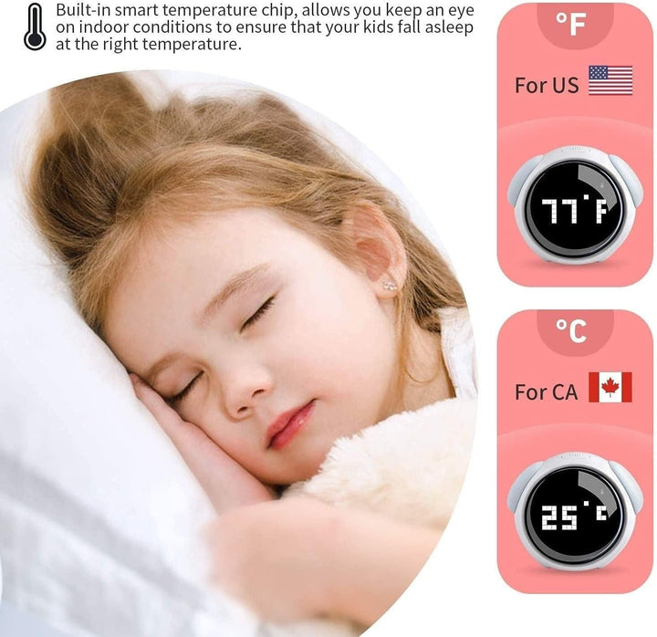 Colverro™ Cute Dog Sunrise Alarm Clock with Voice Control and Night Light