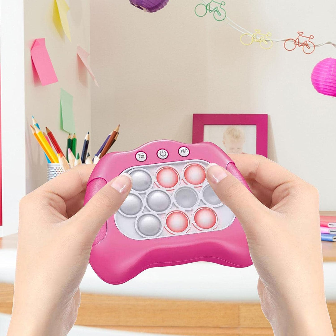 Colverro™ Light-Up Bubble Pop Game Console – Handheld Fidget Toy