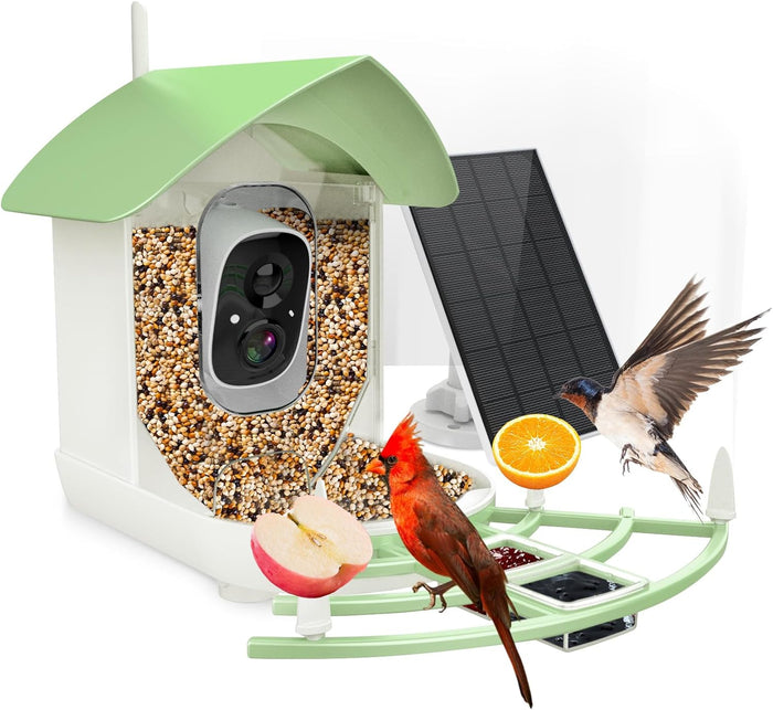 Colverro™ Solar Smart Bird Feeder Camera with AI Bird Recognition