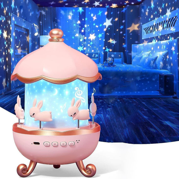 Colverro™ Kids' Night Light Projector with Bluetooth Speaker and 6 Scenes