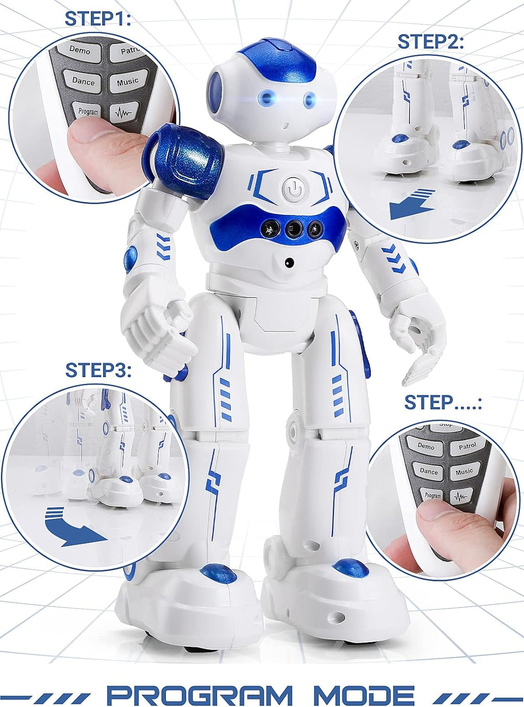Colverro™ Programmable Remote Control Robot with Gesture Control