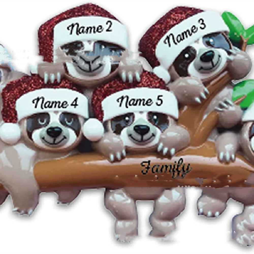Colverro™ Personalized Acrylic Family Christmas Ornament with Koalas