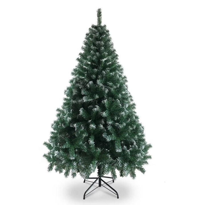 Light green Christmas tree with white tips