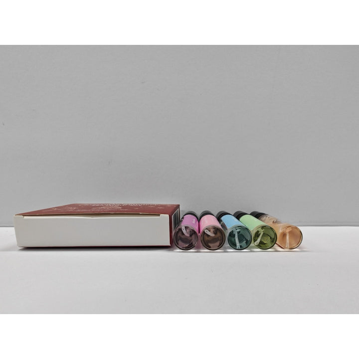 Red reindeer gift box with six mini perfume vials