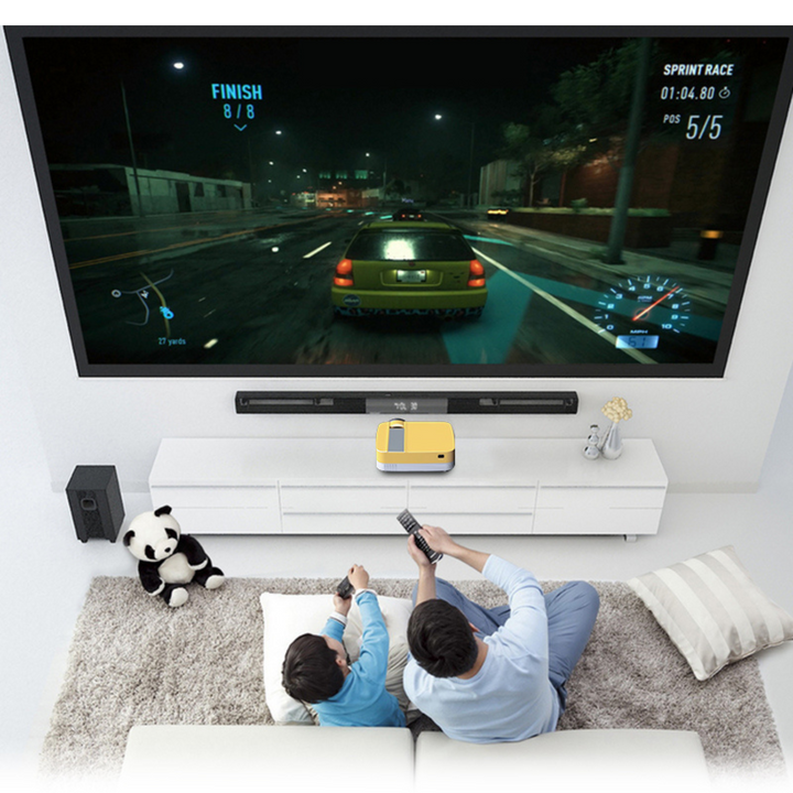 Colverro™ Mini HD Projector with Tripod and Built-In Speakers