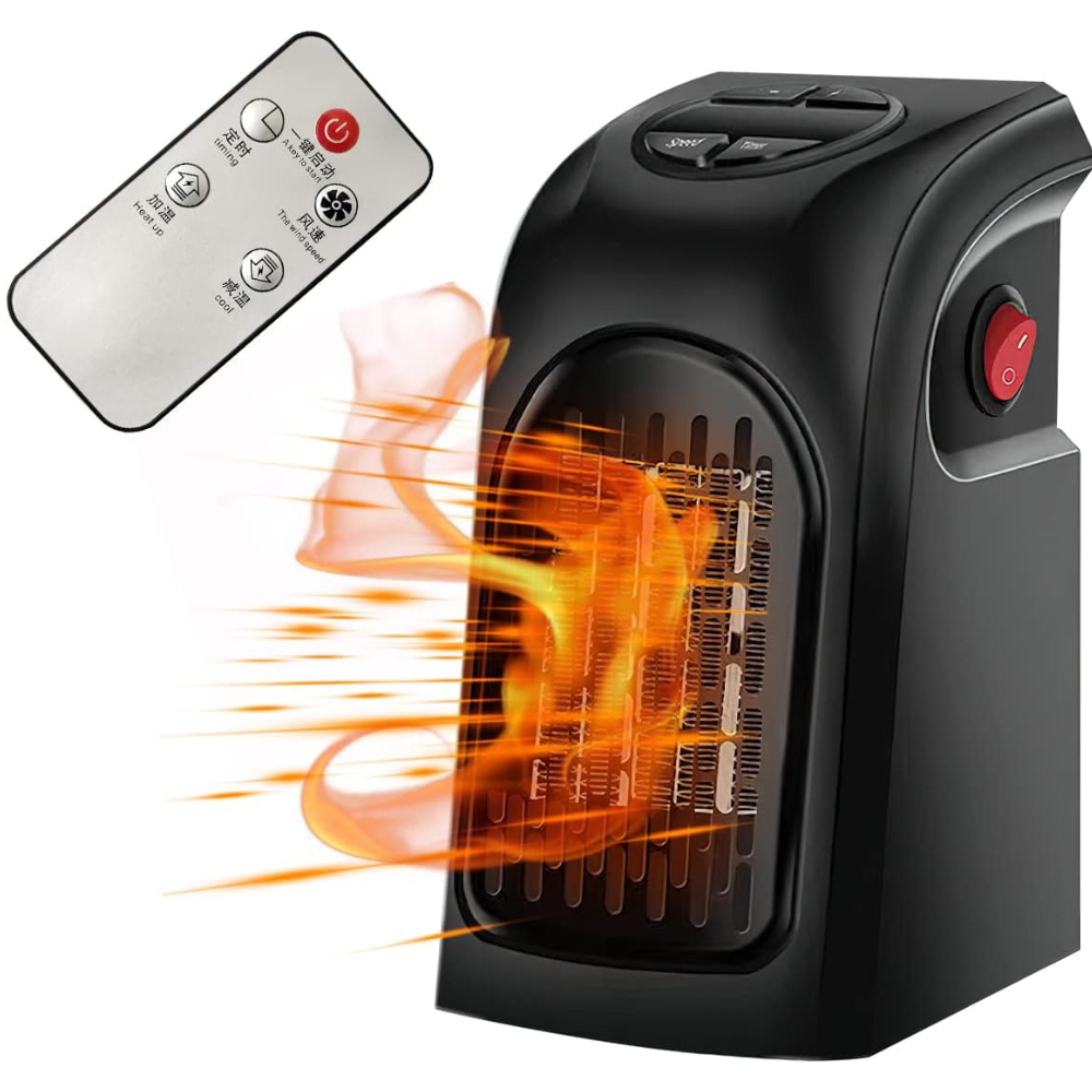 Colverro™ Plug-In Wall Outlet Fan Heater with PTC Thermostat