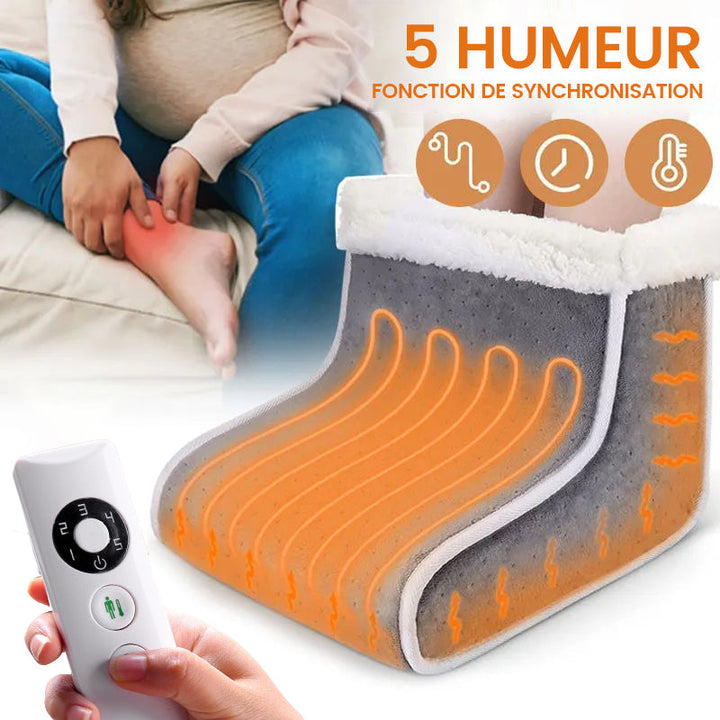 Colverro™ Electric Foot Warmer with Fluffy Lining &amp; Adjustable Heat