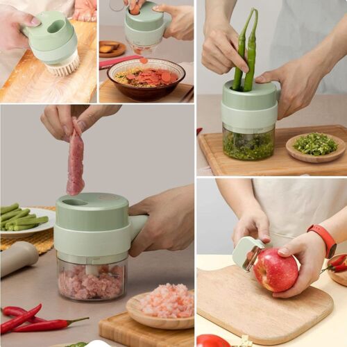 Colverro™ 4-in-1 Electric Food Cutter to Chop, Slice, Shred and Grate