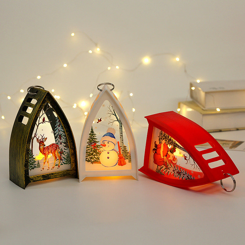 Colverro™ Hand-Painted LED Christmas Figures – Santa, Snowman and Reindeer