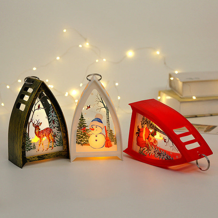 Colverro™ Hand-Painted LED Christmas Figures – Santa, Snowman and Reindeer