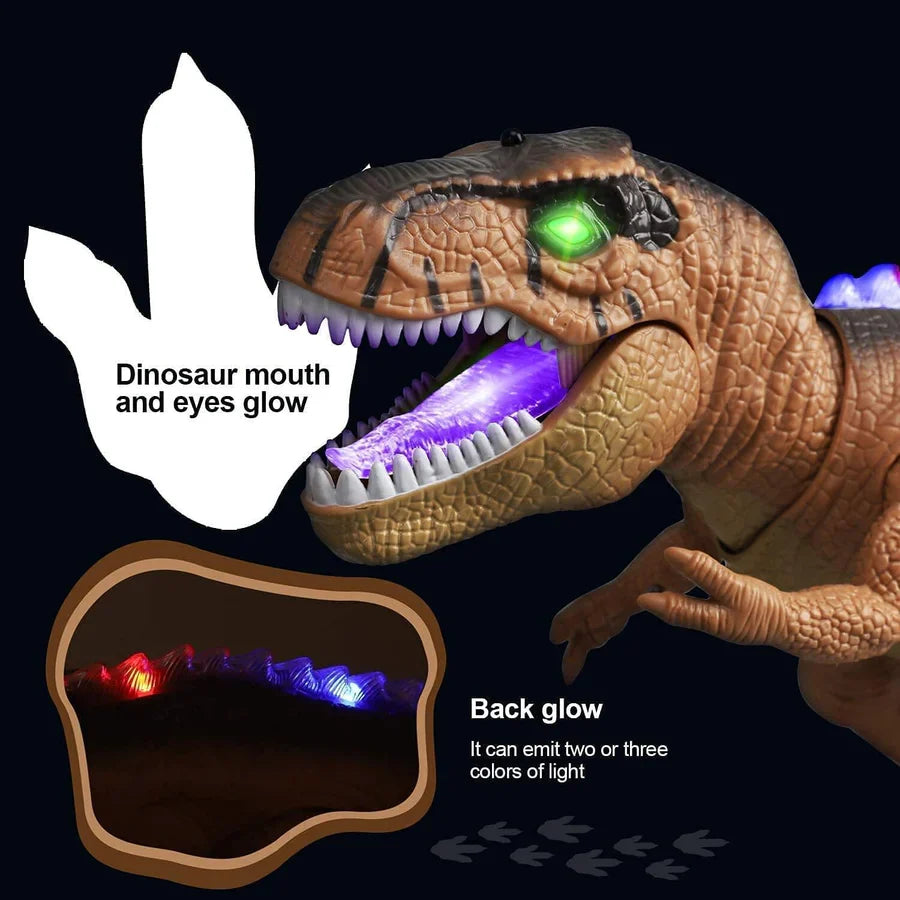 Colverro™ Remote Control T-Rex Dinosaur That Walks, Roars and Lights Up