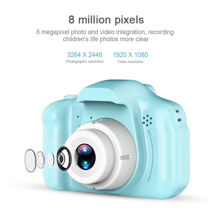 Colverro™ Retro Mini Digital Camera with Full HD Video and 2" Screen