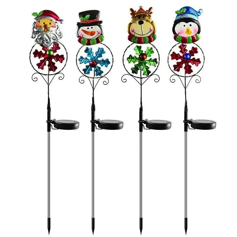 Colverro™ Solar Snowman Yard Stake Light for Christmas Walkways