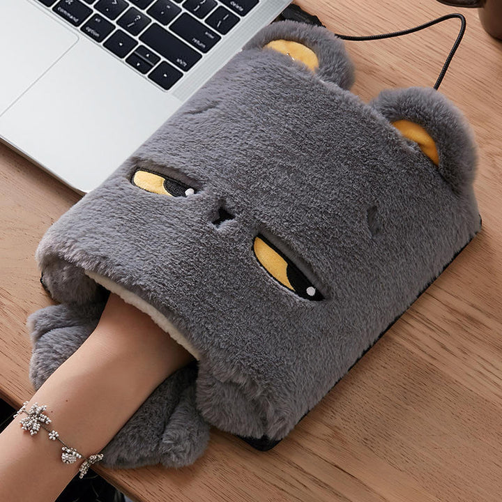 Colverro™ Heated Mouse Pad Hand Warmer with Plush Fleece