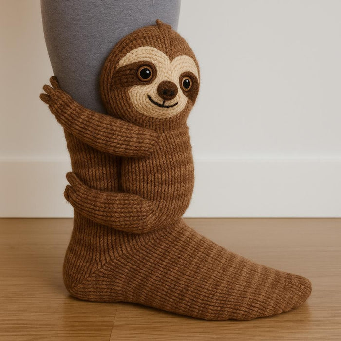 Colverro Cute Animal Socks with 3D Crochet Ankle Hug