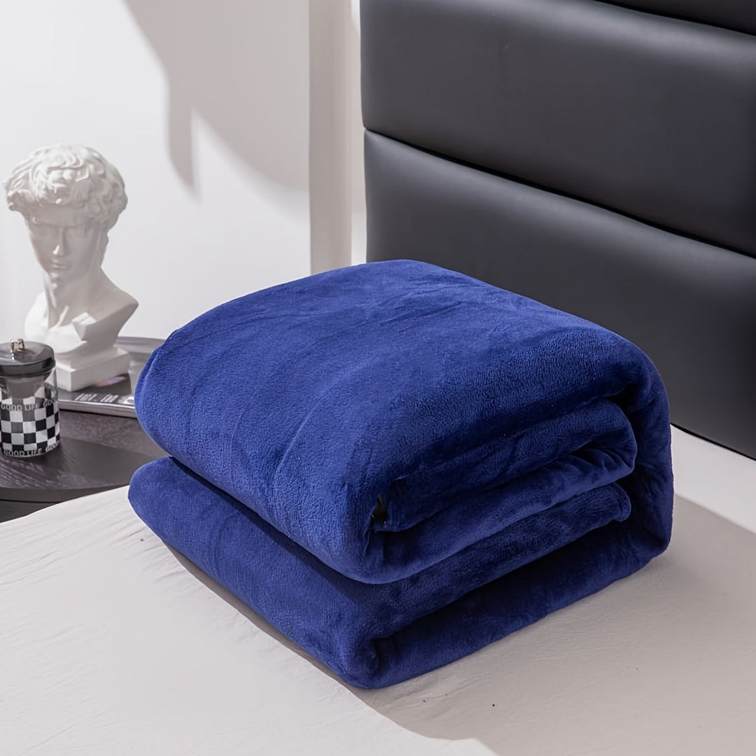 Colverro™ Soft Flannel Throw Blanket for Couch, Bed and Camping
