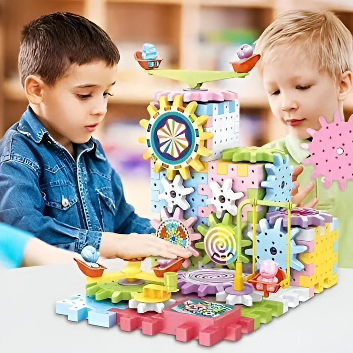 Colverro™ Motorized Gear Building Blocks Set for Curious Young Builders