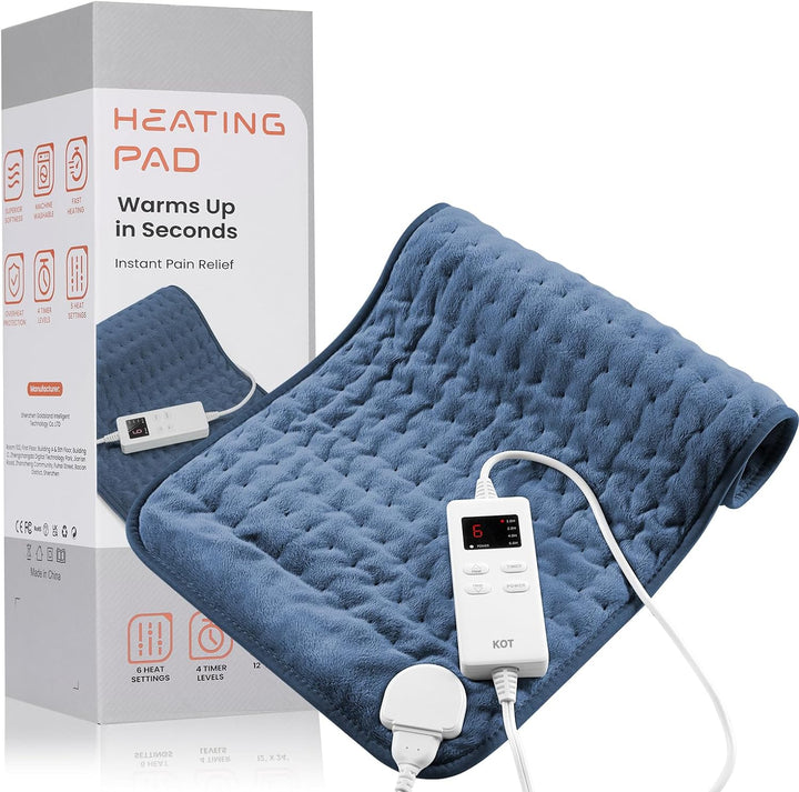 Colverro™ Electric Heating Pad in Soft Flannel with 6 Heat Settings