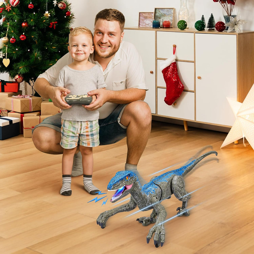 Colverro™ Remote Control Velociraptor with Lifelike Moves and Roars
