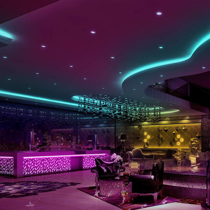 Colverro™ 32.8 ft RGB LED Strip Lights with 44-Key Remote and 16 Colors
