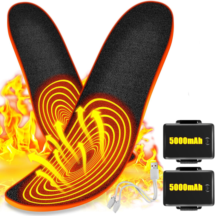 Colverro™ Rechargeable Heated Insoles with Remote and 3 Heat Levels