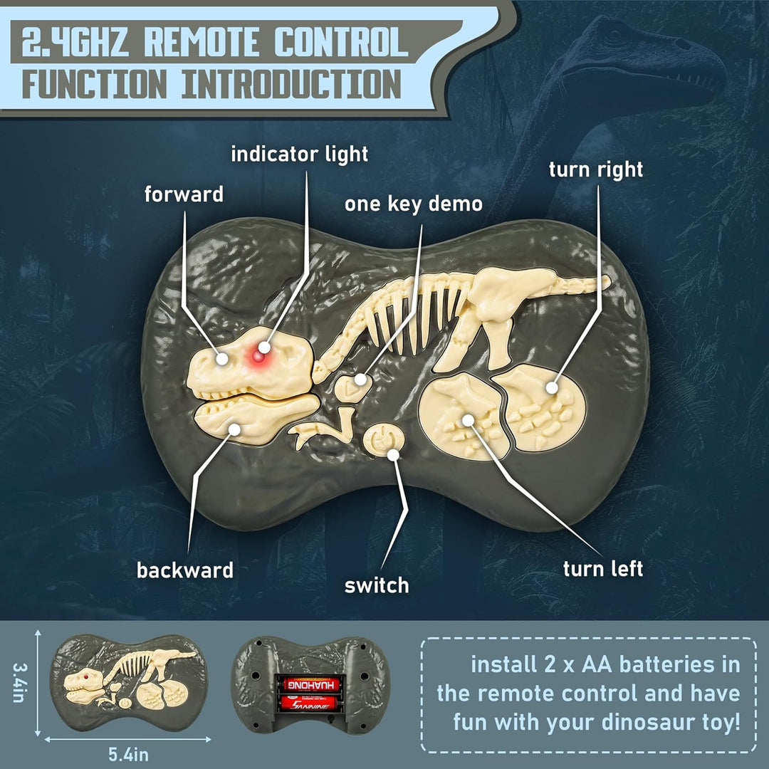 Colverro™ Remote Control Velociraptor with Lifelike Moves and Roars